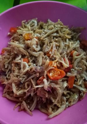 Foto resep Ikan teri bawang cabe