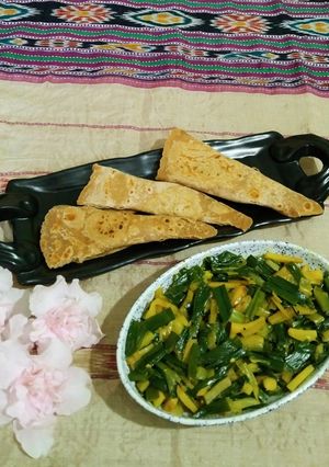 A picture of Leek Sabji.