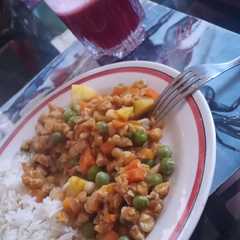 Una foto de Salpicón de soya vegano 🥰