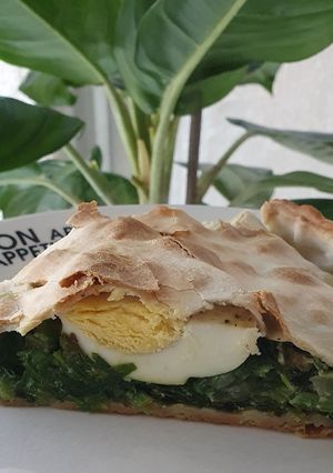 Una foto de Tarta de espinaca