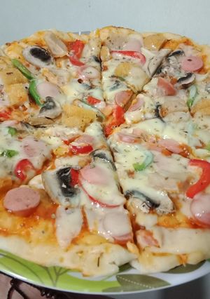 Foto resep Pizza Teflon Simple (Gampang Banget!)