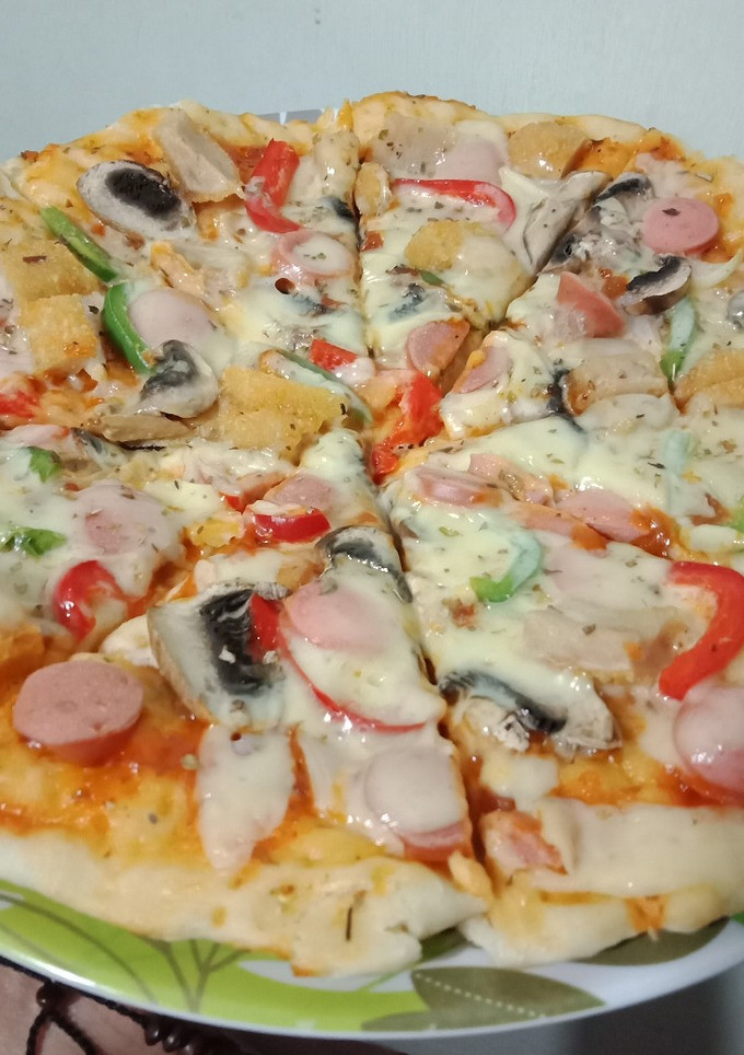 Foto resep Pizza Teflon Simple (Gampang Banget!)