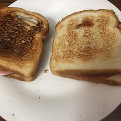 Fried bologna A picture of Fried bologna.
