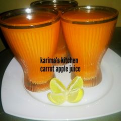 A picture of Carrot apple juice.