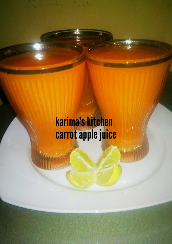 A picture of Carrot apple juice.