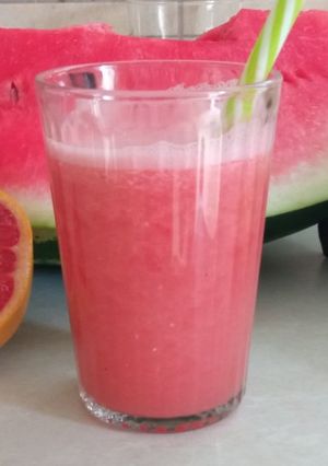 Φωτογραφία της συνταγής Mocktail με καρπούζι και μπανάνα