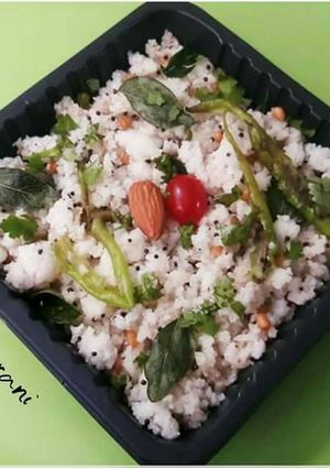 A picture of Idli Upma.