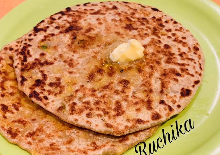 Recipe of Quick Chana dal stuffed parantha