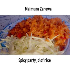 A picture of Spicy party jolof rice.