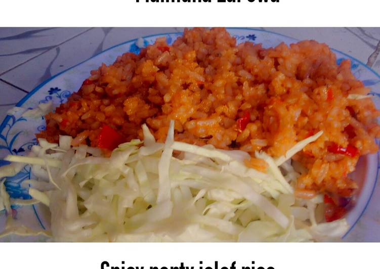 Step-by-Step Guide to Cook Perfect Spicy party jolof rice