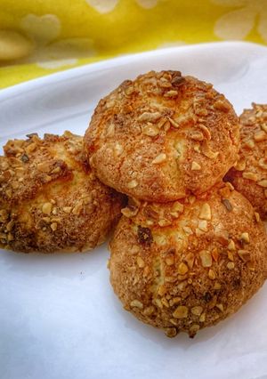 Foto di Biscotti al cocco e granella di nioccole (senza glutine e lattosio)
