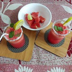 Watermelon Mojito Mocktail A picture of Watermelon Mojito Mocktail.