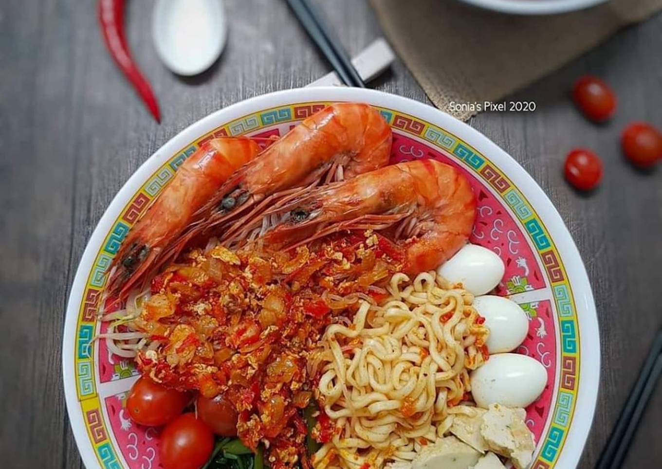 MIE UDANG PENANG<br />(Penang Prawn Noodles)