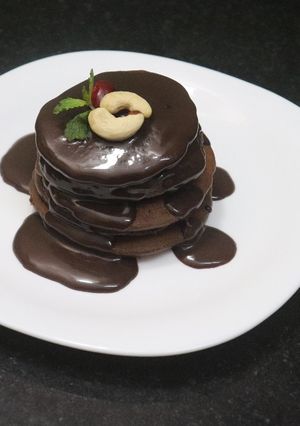 A picture of Mini Choco pancake.