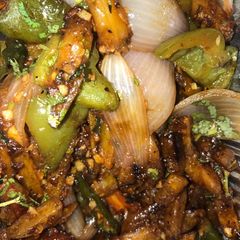 A picture of Honey Chilli Potato.