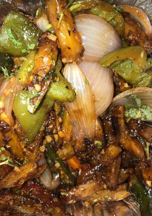 A picture of Honey Chilli Potato.