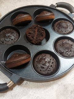 Foto resep Pukis Brownies Bulat Nyoklat