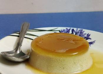 How To Serving Recipe Caramel custard Restaurant Style
