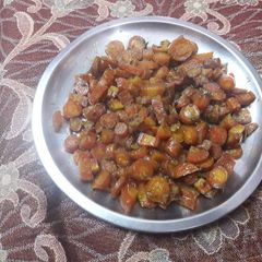 A picture of Gajar ki launji.