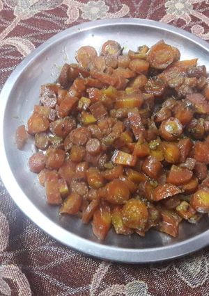 A picture of Gajar ki launji.
