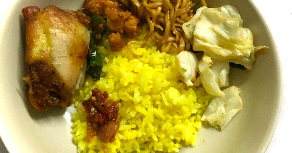 Resep Turmeric Rice Yellow Rice Nasi Kuning Rice Cooker Untuk Pemula ...