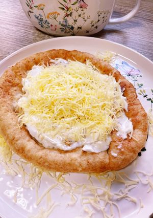 Tejmentes Túró Lángos recept fotója