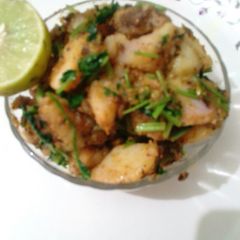 A picture of Dry potatoes.