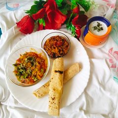 A picture of RIDGE GOURD SABJI (Turi / Turai ki sabji).