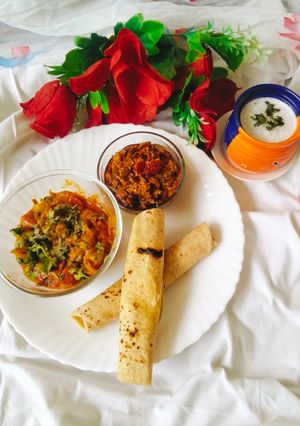 A picture of RIDGE GOURD SABJI (Turi / Turai ki sabji).