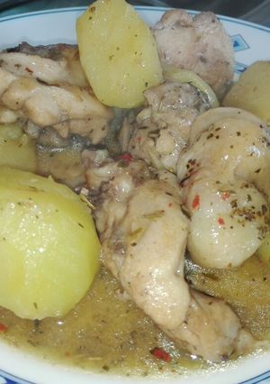 Una foto de Pollo a la cerveza