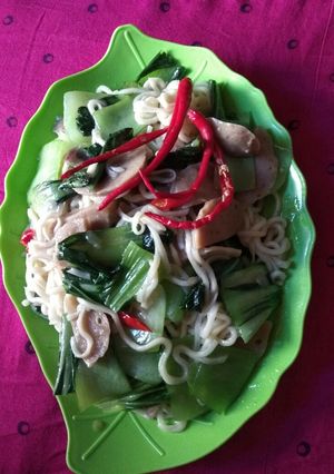 Foto resep Mie goreng pakcoy