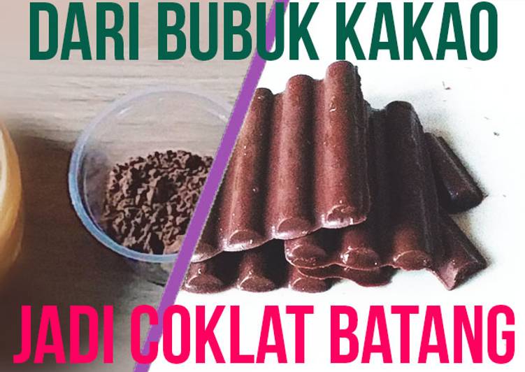 Resep Coklat Batang Home Made Oleh Masakini Cookpad