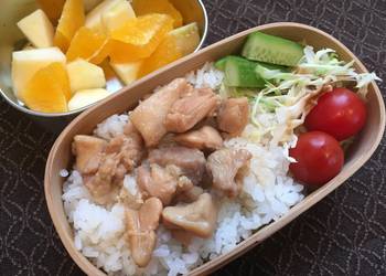How to Make Yummy Teriyaki chicken Bento box