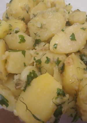 Kapros petrezselymes újburgonya recept fotója