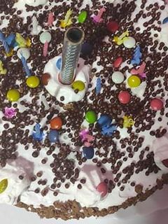صورة لوصفة كيكة جنواز بالكريمة