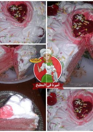 صورة لوصفة كيكه الحب