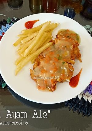 Foto resep Bistik Ayam Ala" ala me 🥰