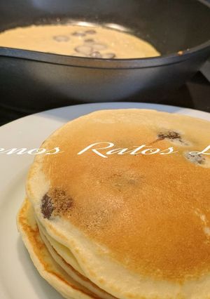Una foto de Tortitas con chocolate