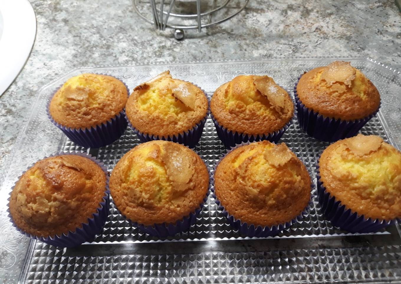 Magdalena de naranja. En thermomix