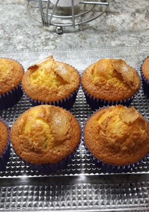 Foto principal de Magdalena de naranja. En thermomix