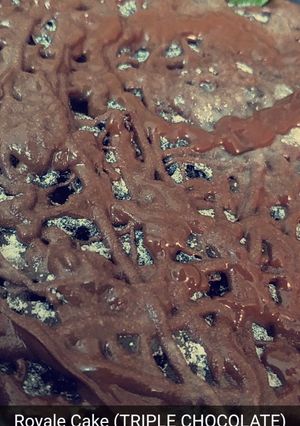 صورة لوصفة كيكة خليط رويال الثلاثيه 🍰