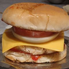 Indian Style Veggie Burger A picture of Indian Style Veggie Burger.