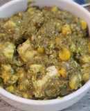 Corn palak paneer