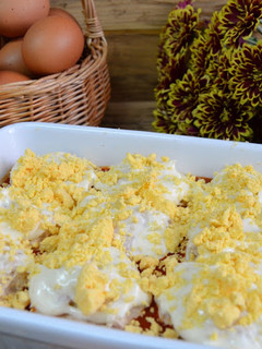 Una foto de Huevos rellenos