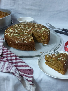 व्हीट फ्लोर शुगर फ्री हेल्थी केक (Wheat Flour sugar free healthy cake recipe in Hindi) रेसिपी मुख्य फोटो