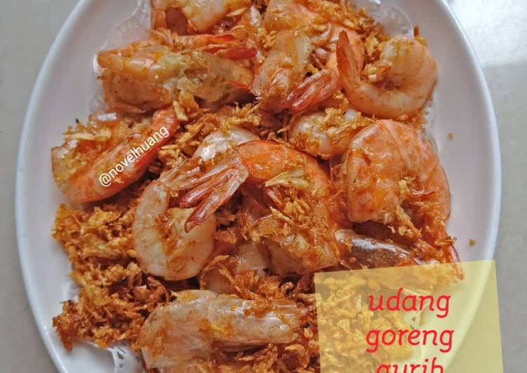 Cara Gampang Membuat Udang goreng gurih, Lezat Sekali