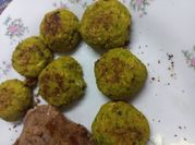 Una foto de falafel al.horno
