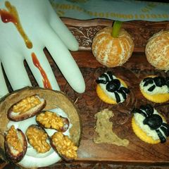 A picture of #Spider &Bug bites quick and super easy#halloween.