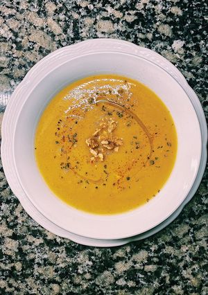 Una foto de Sopa Crema de Zapallo