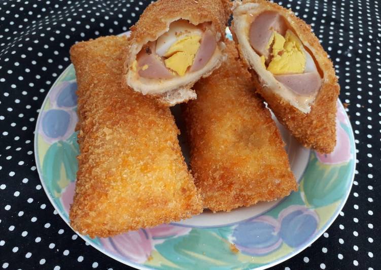 Bumbu Roti goreng sosis mayo | Cara Bikin Roti goreng sosis mayo Yang Lezat Sekali